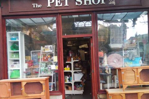 the shopfront of The Pet Shop in Nelson